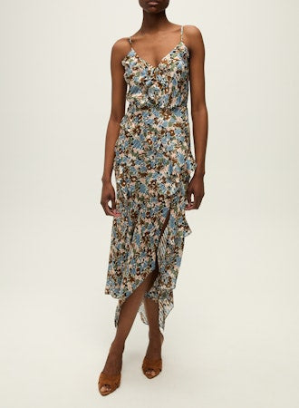 Avenel Silk Midi Dress