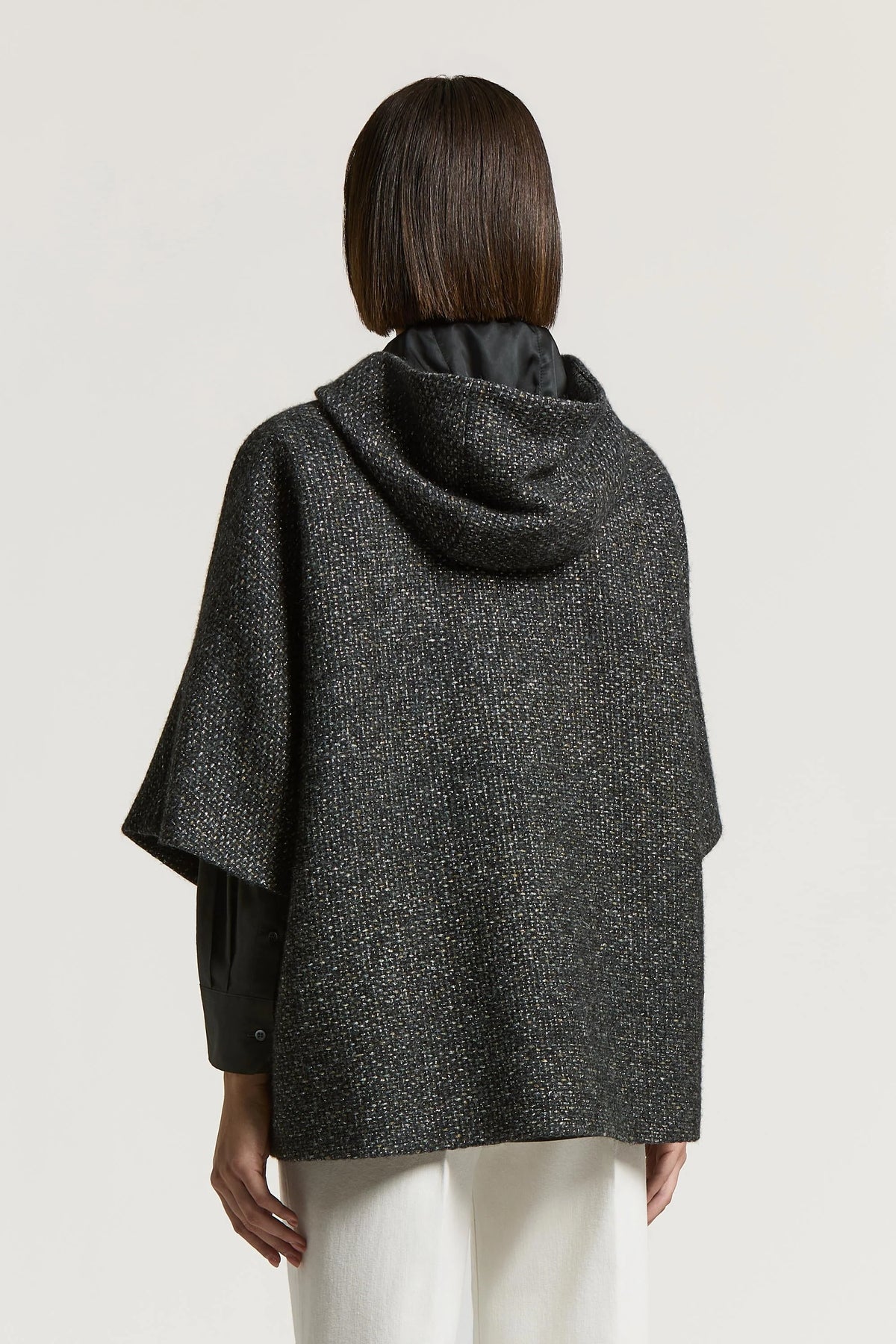Alpaca and lurex jacket