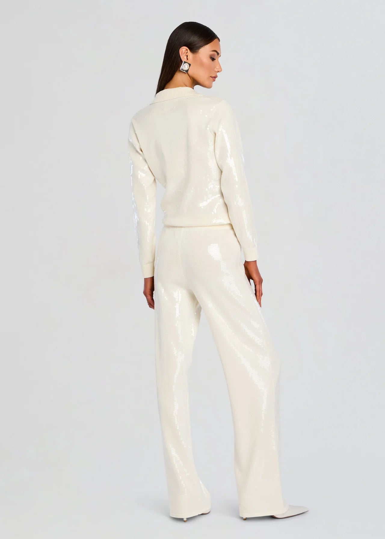 SHAELYNN SEQUIN KNIT SHIRT