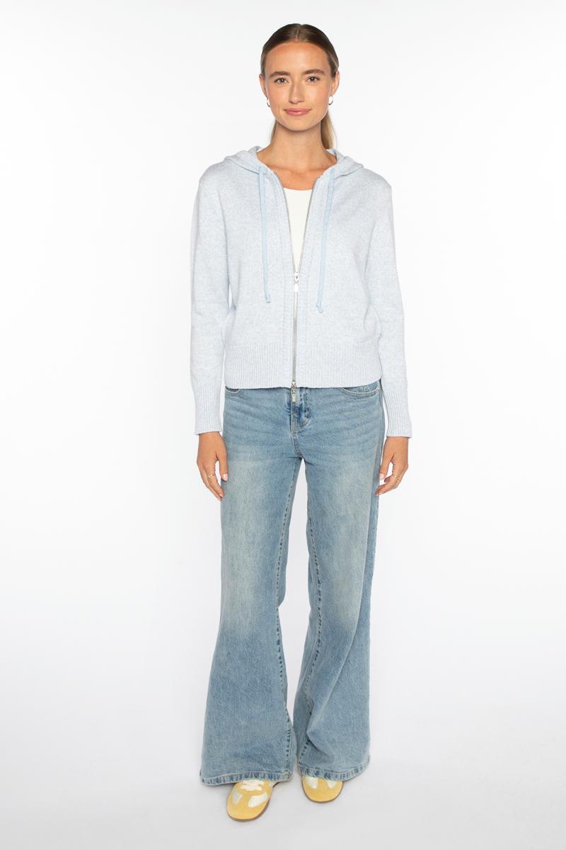 MARLED LUREX ZIP HOODIE