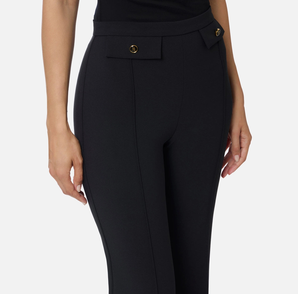 Double crêpe trousers