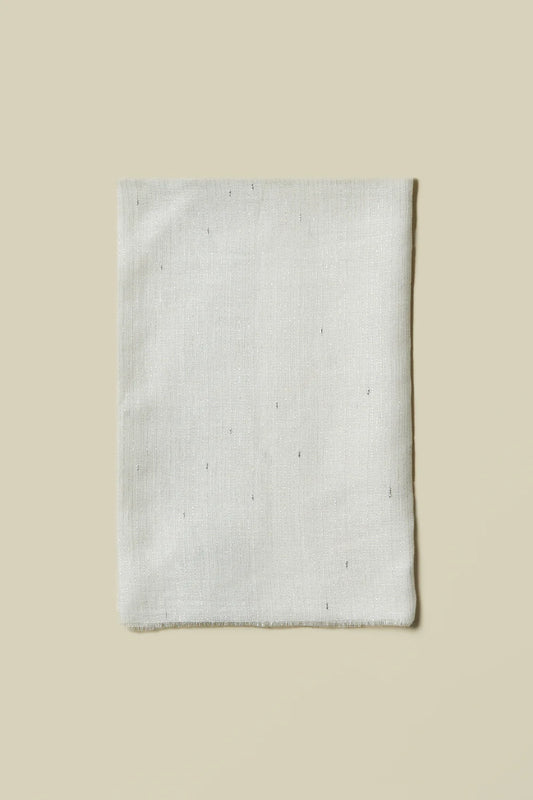 Jacquard stole with Lurex