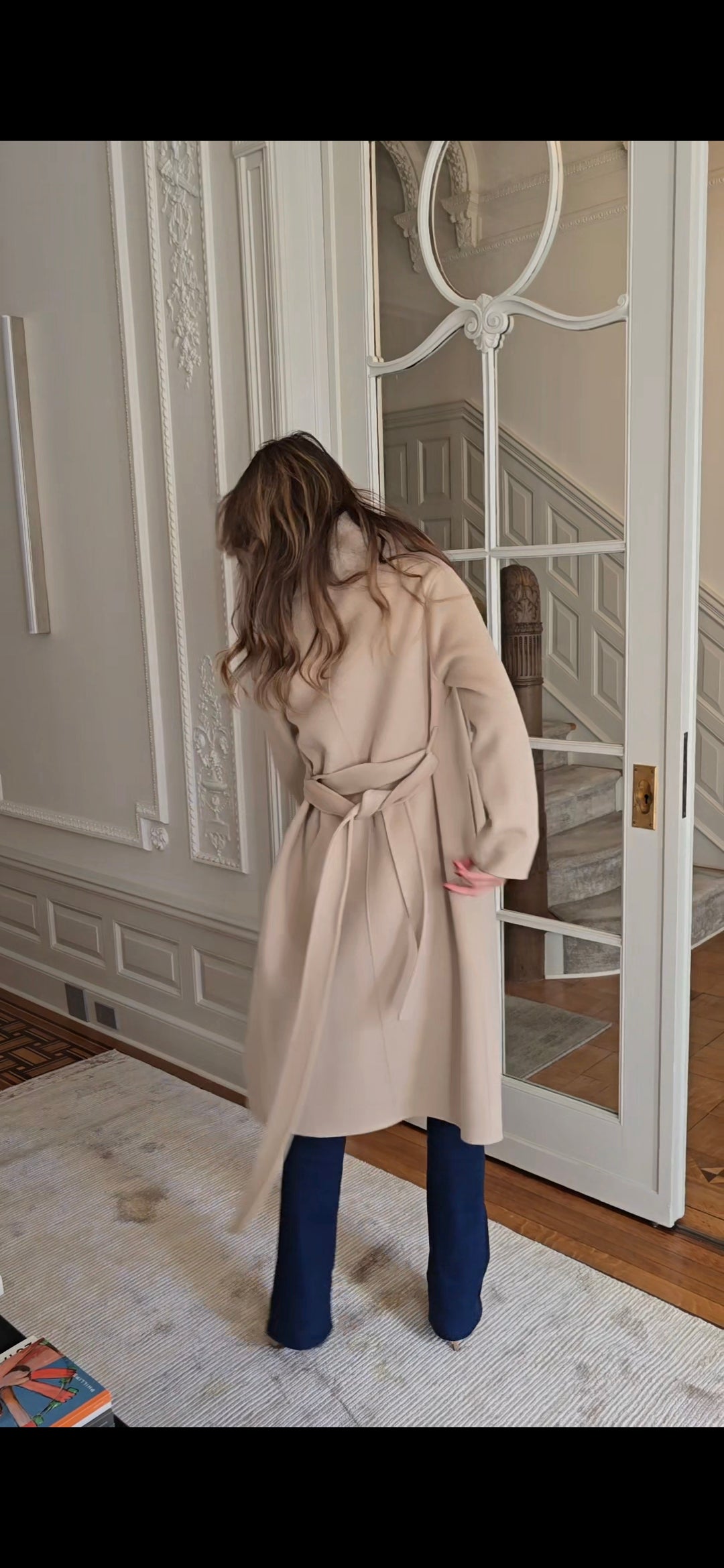 Cashmere long coat
