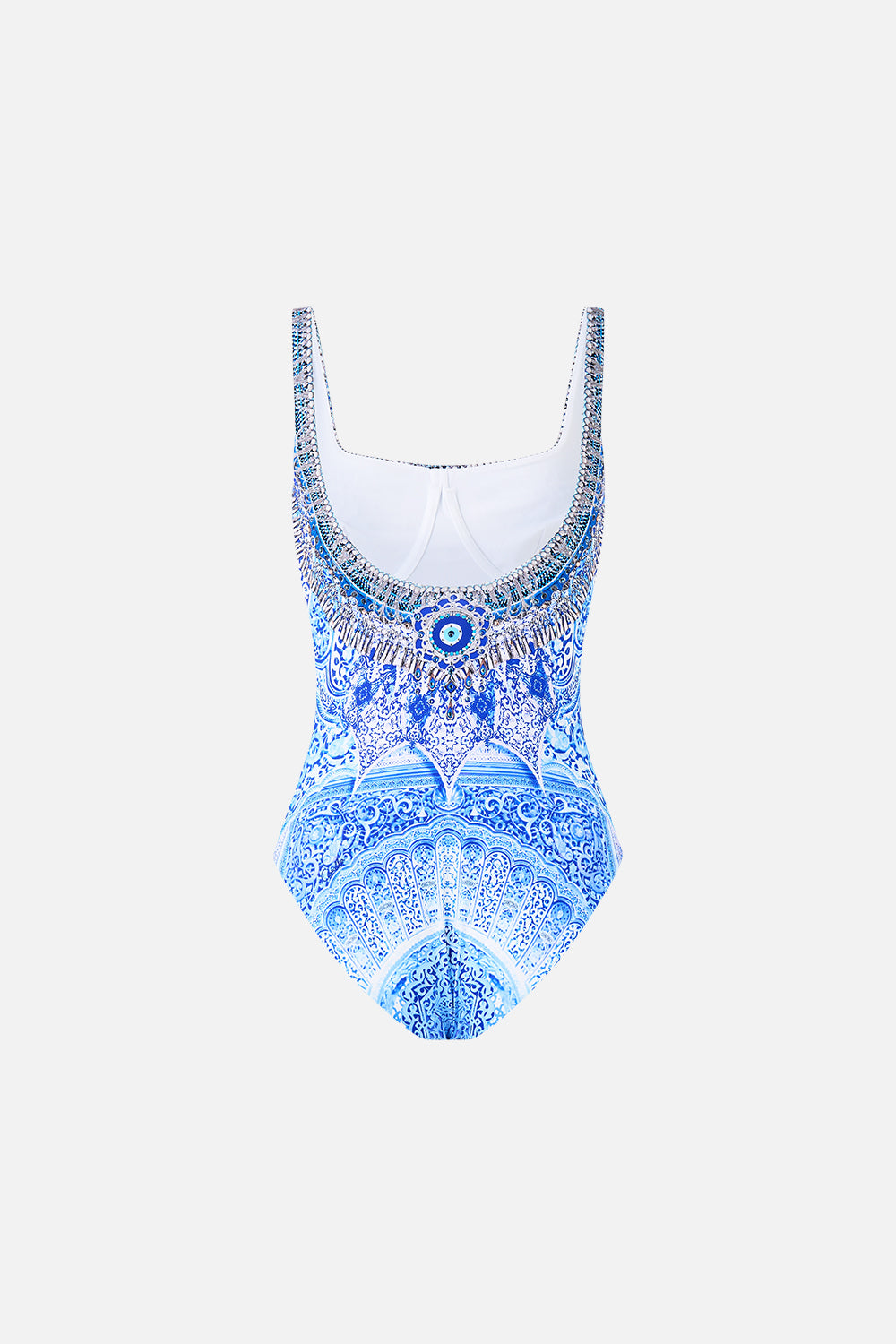 UNDERWIRE SQUARE NECK ONE PIECE WITH SCOOP BACK