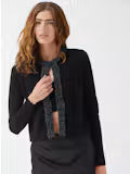 Lurex Trimmed Cropped Jacket