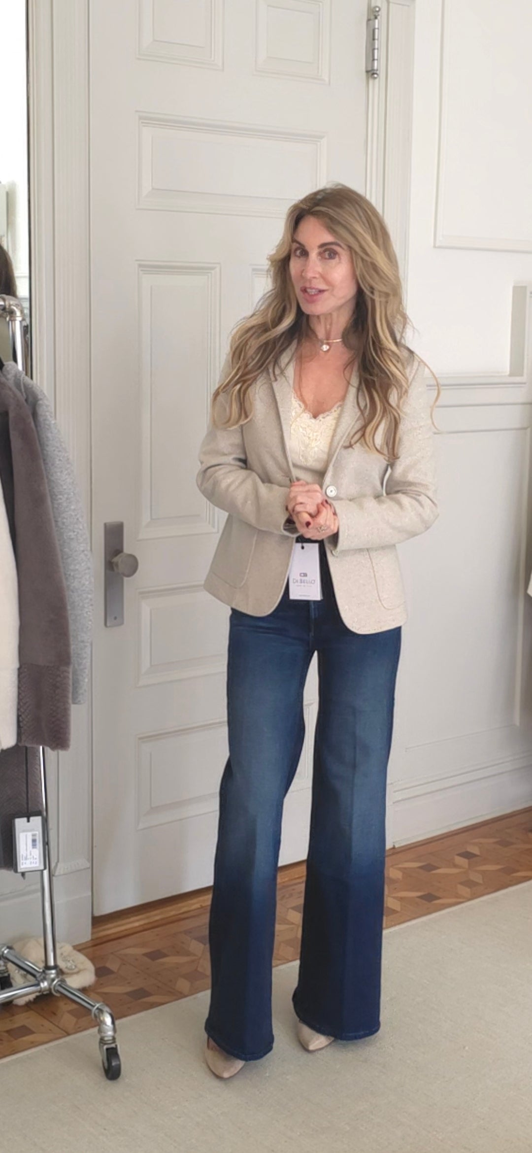 Wool and cashmere blazer