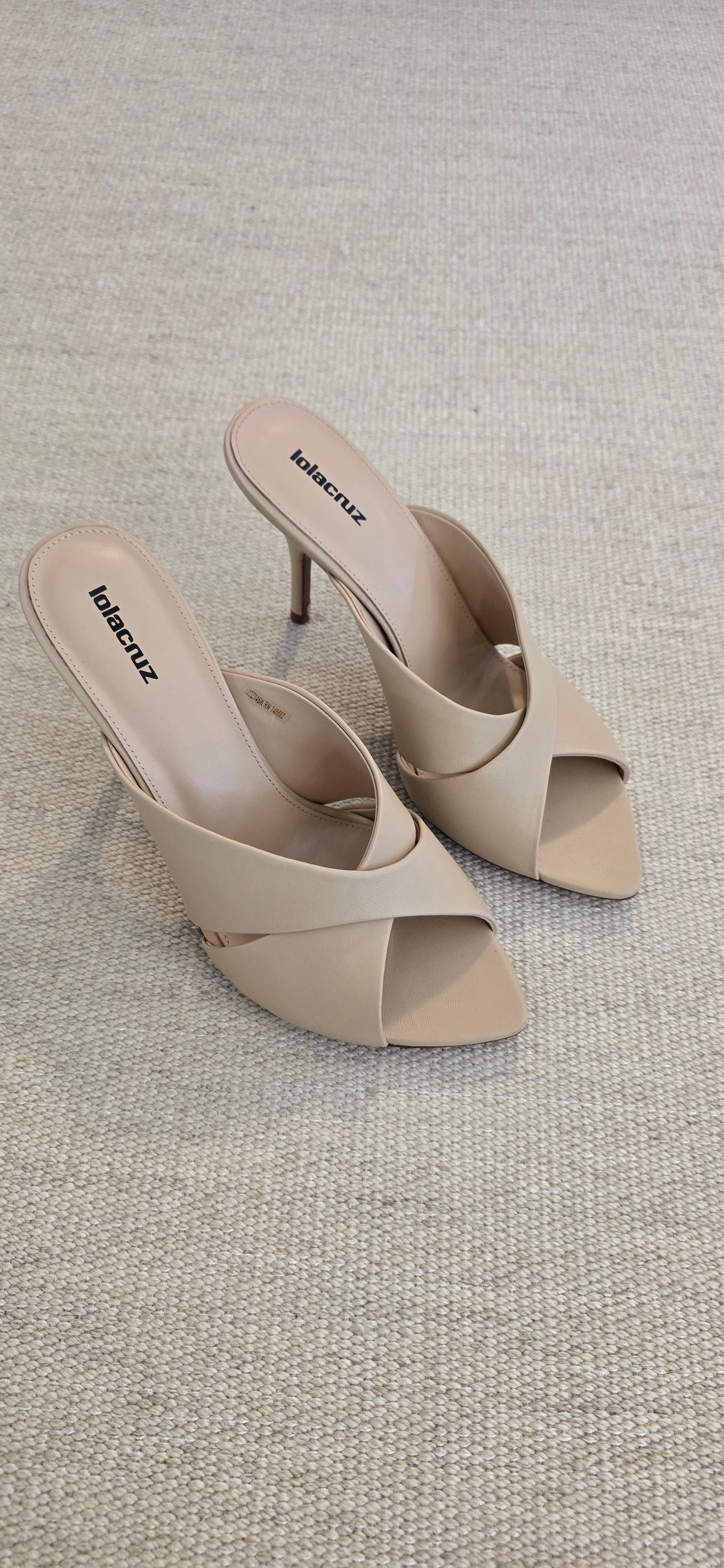 Lola Cruz Heeled Mule Sandals