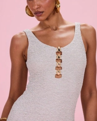 Silversand Knit Midi Dress
