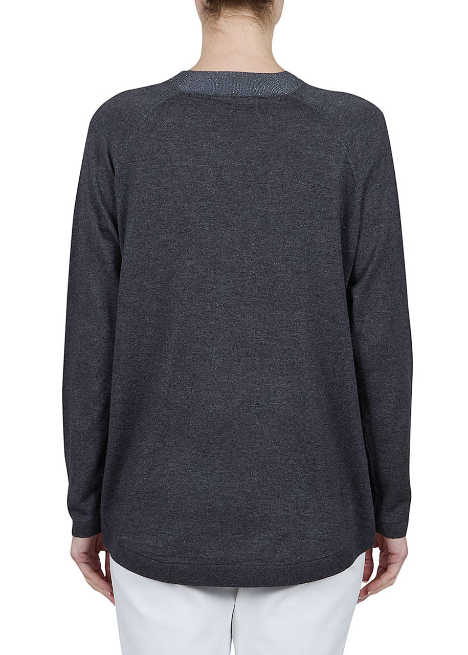 V-neck sweater