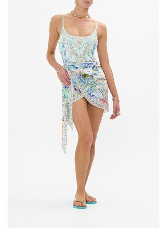 Short Eyelet Sarong