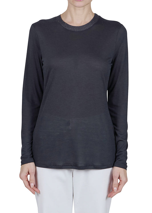 Round neck blouse