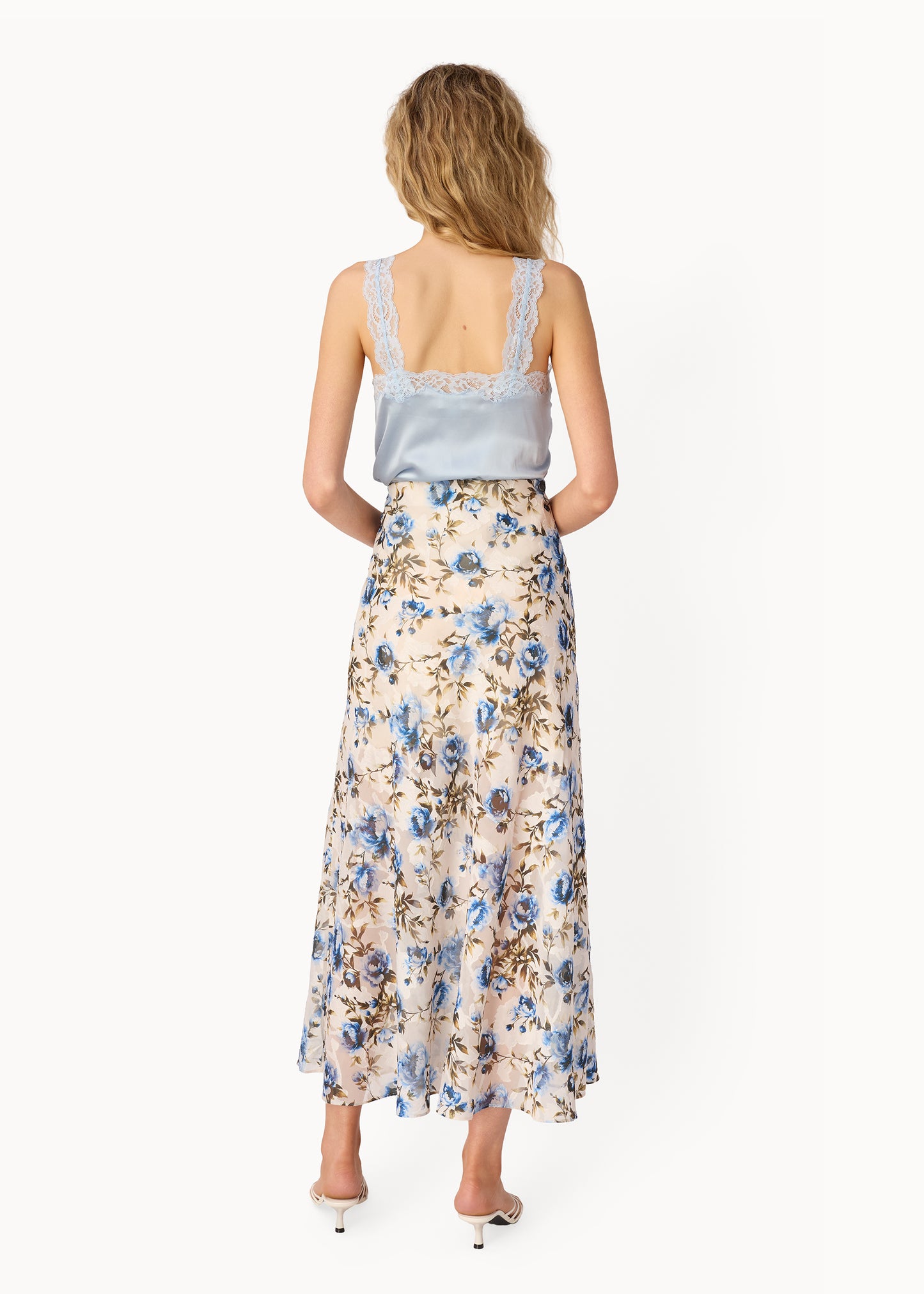 Jayna Burnout Chiffon Skirt