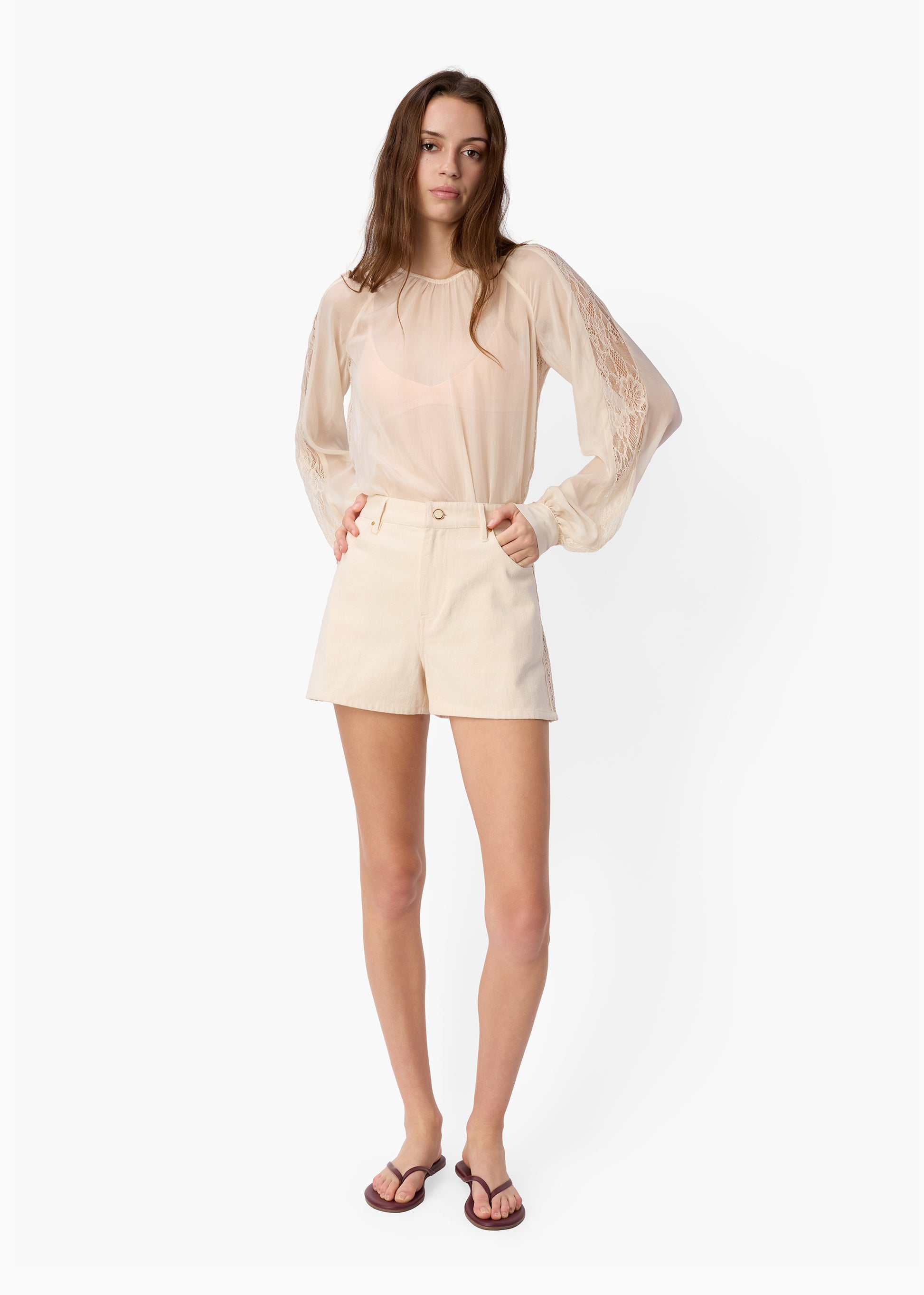 Tali Bull Denim Short