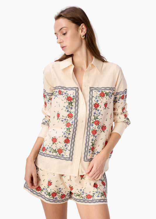 Rafella Silk Cotton Top