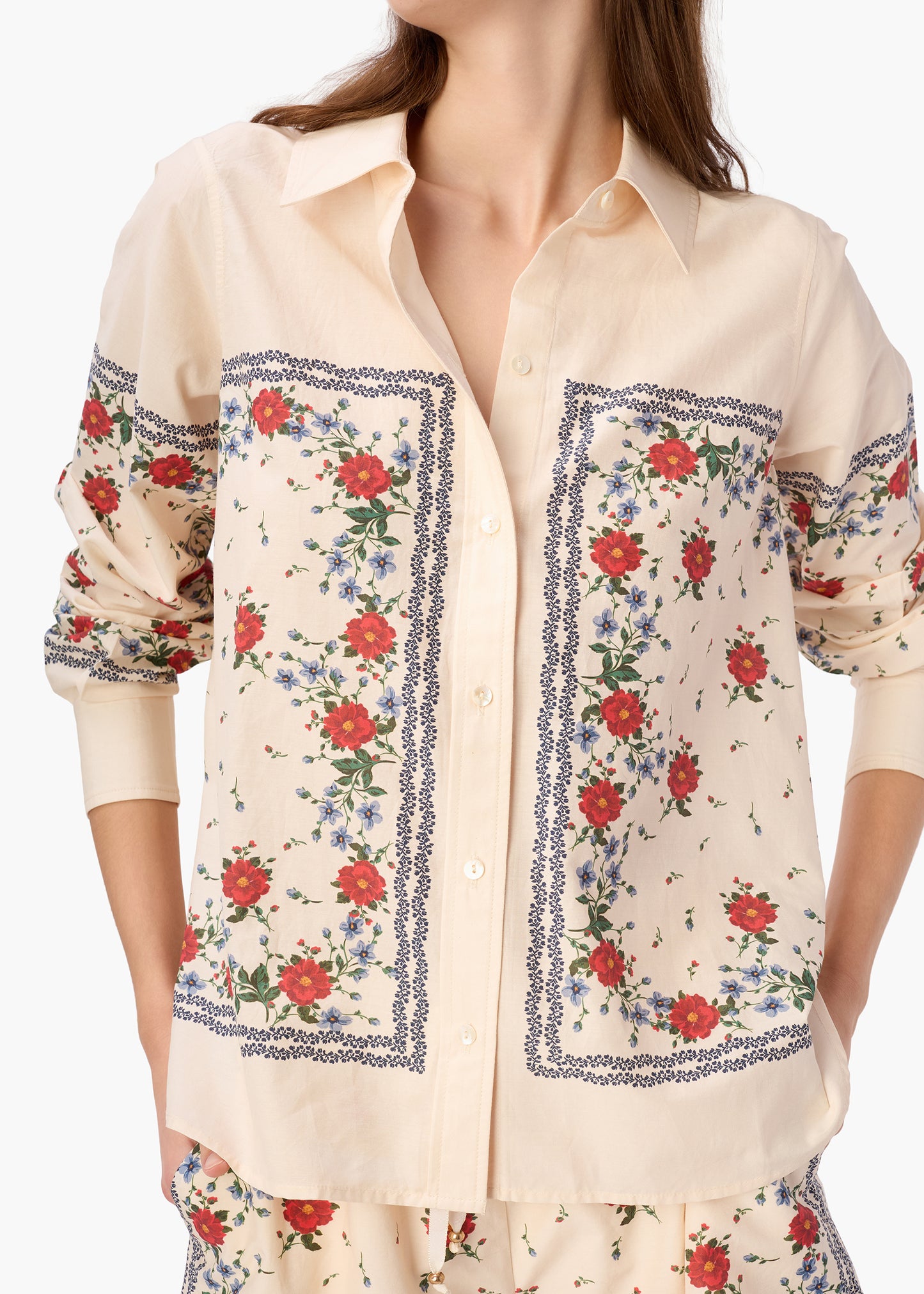 Rafella Silk Cotton Top