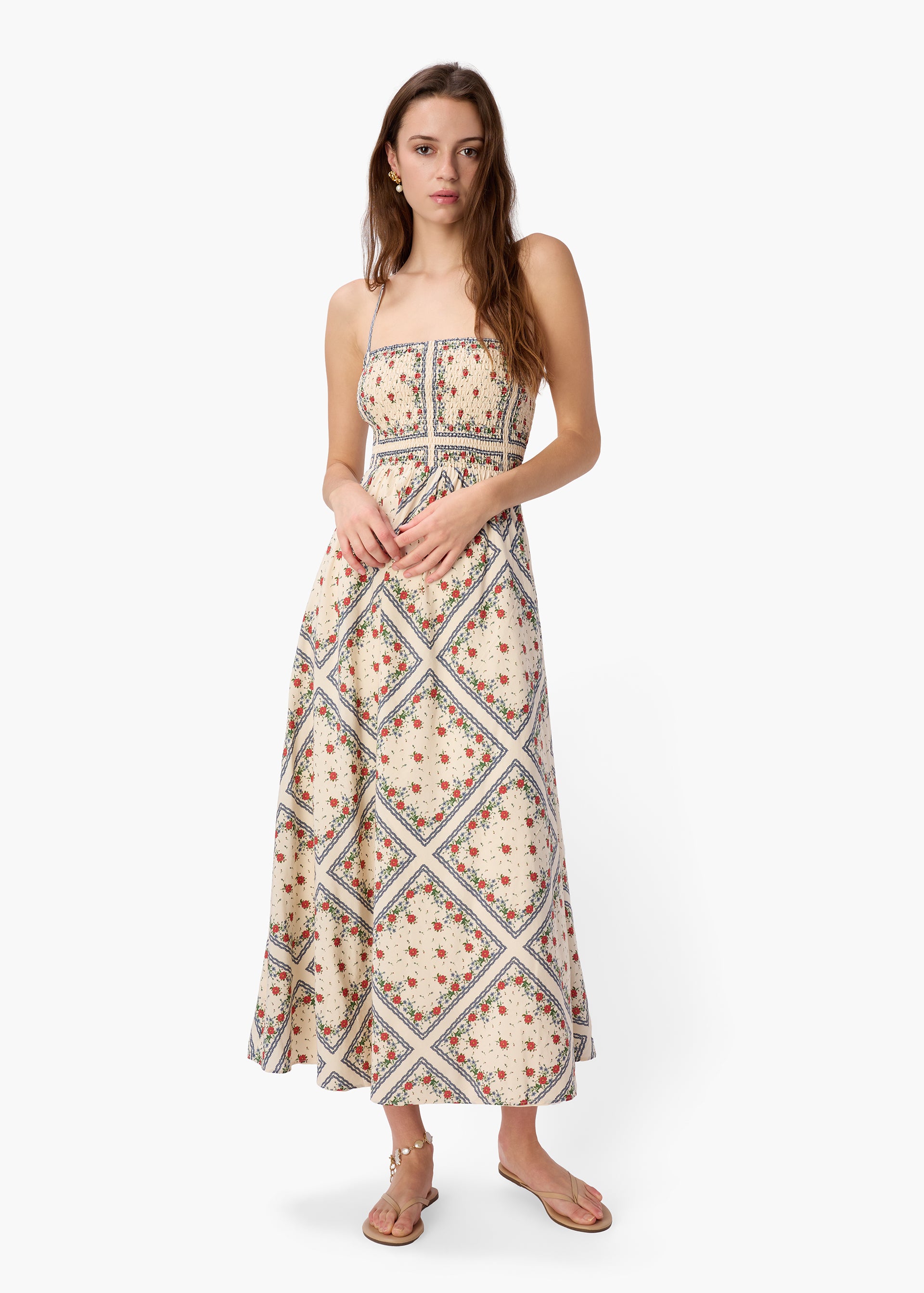 Cecily Silk Cotton Dress