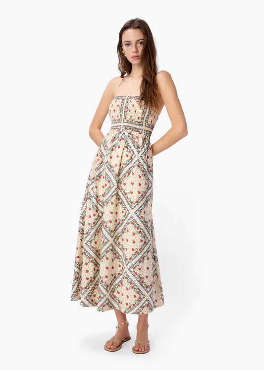 Cecily Silk Cotton Dress