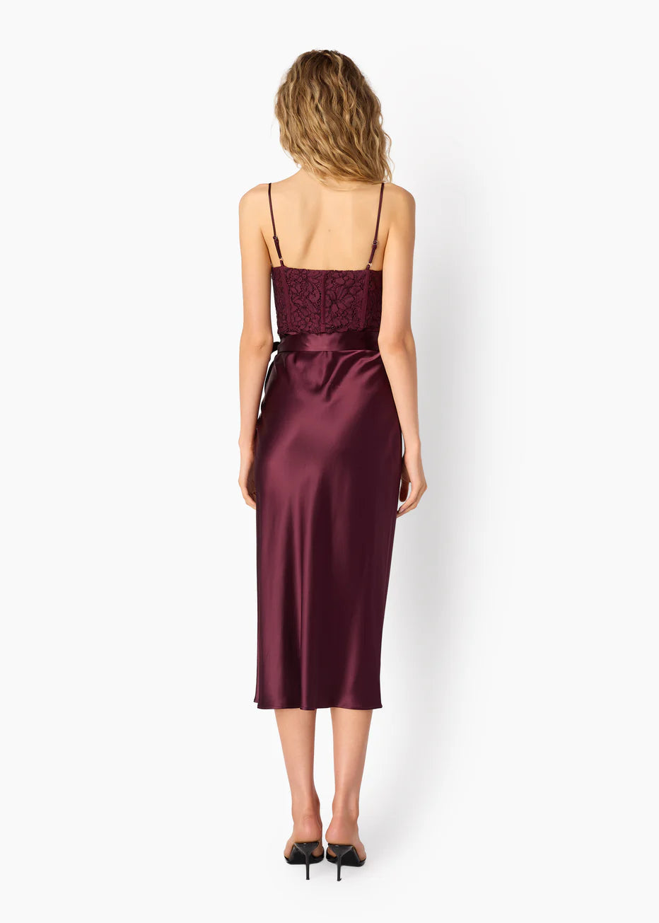 Tricia Dress in Blackberry