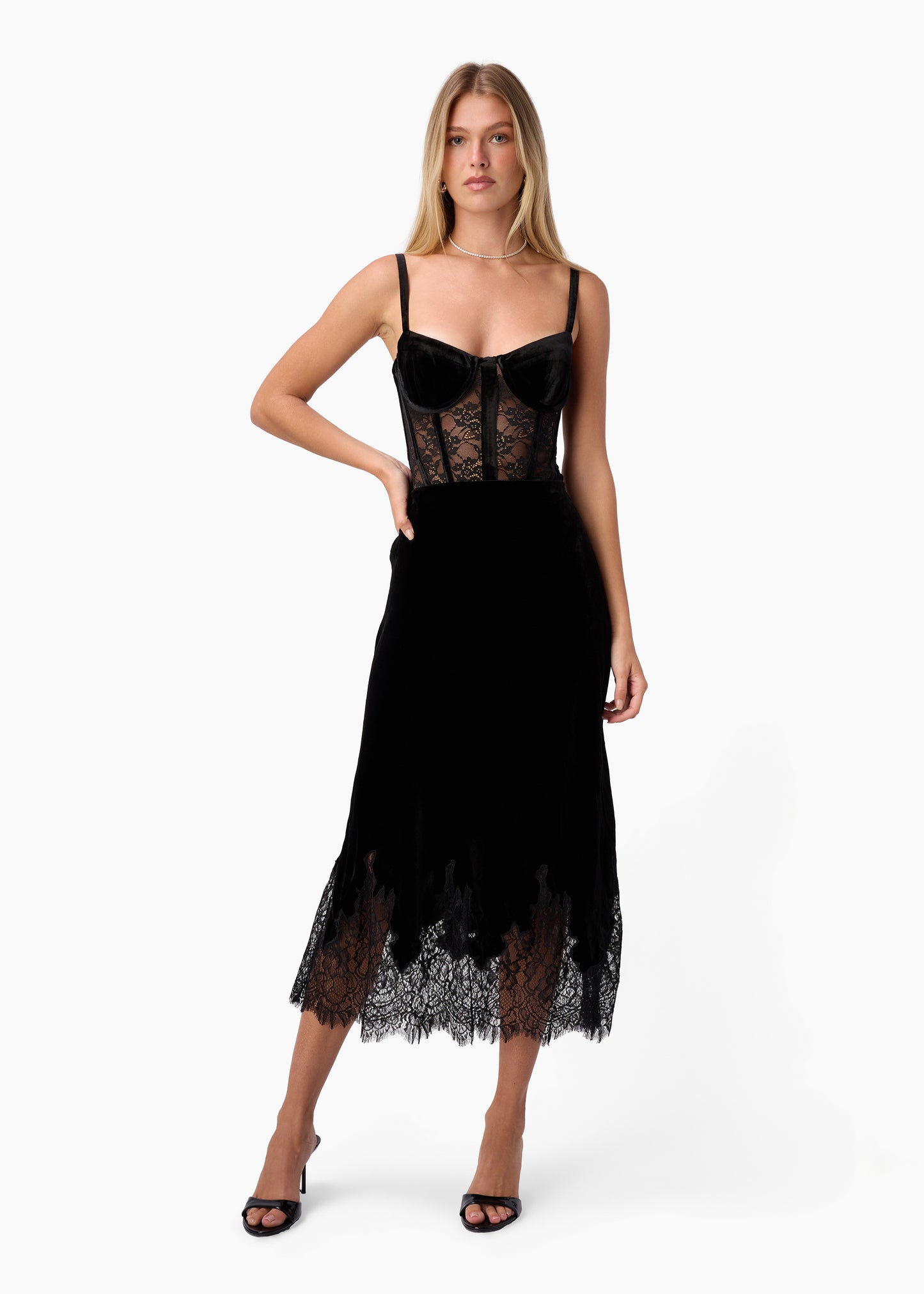 Georgiana Velvet Skirt
