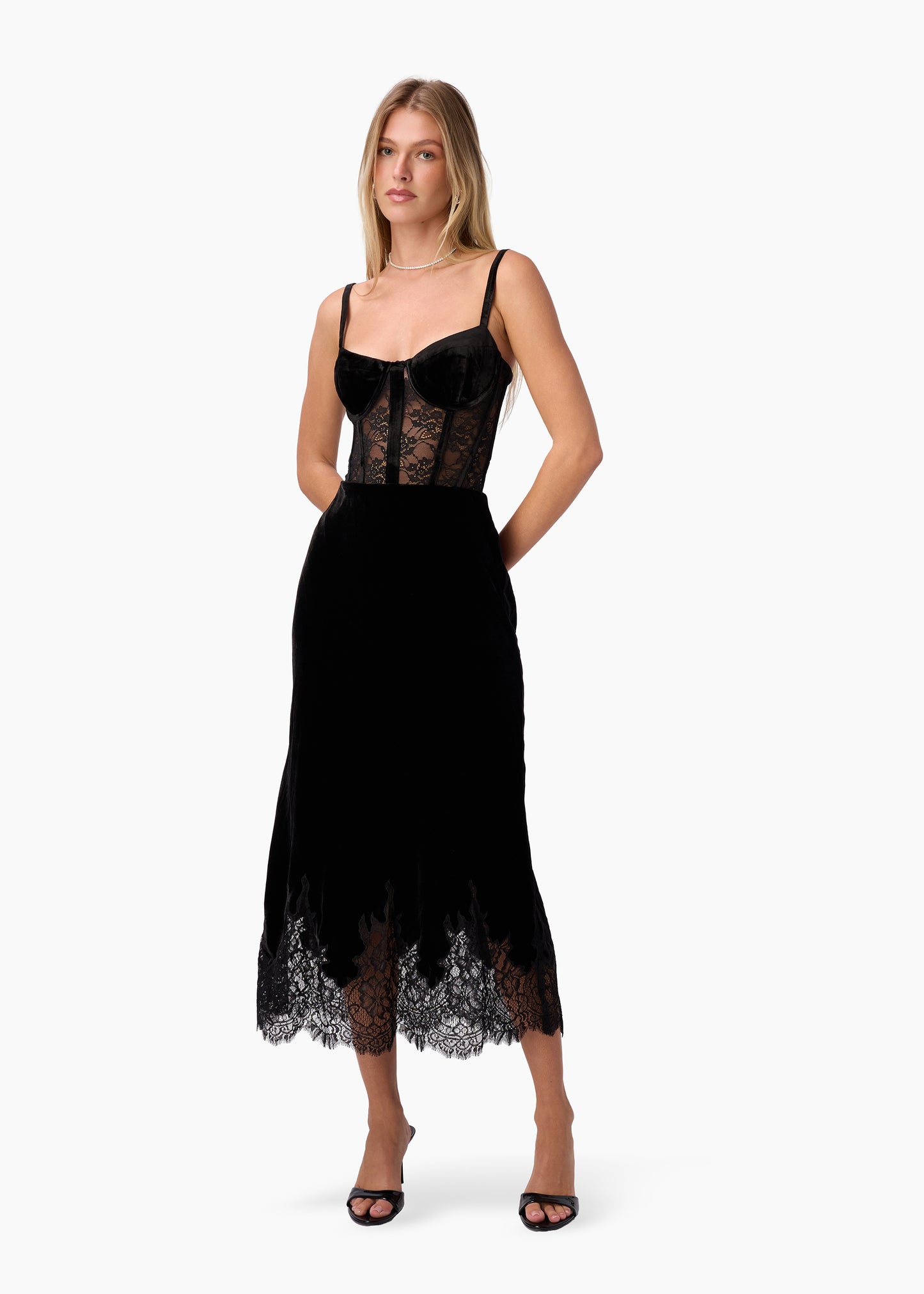 Georgiana Velvet Skirt