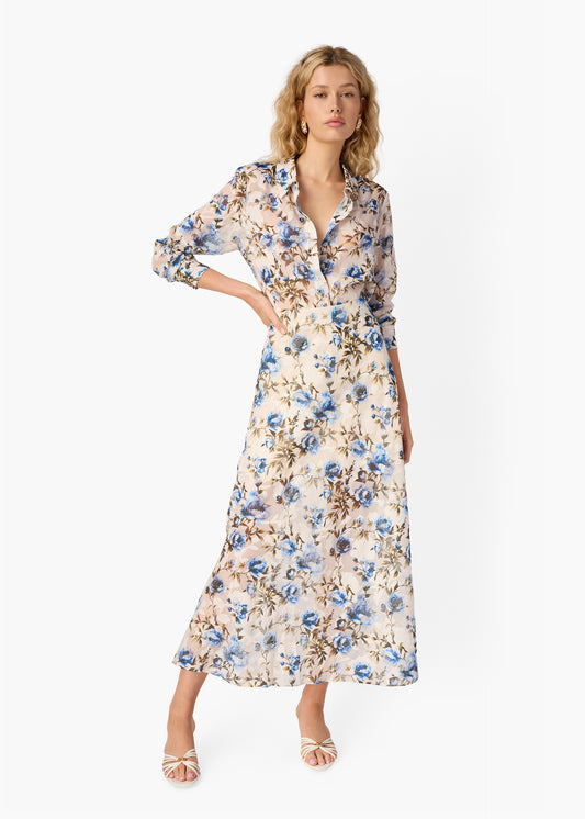 Jayna Burnout Chiffon Skirt