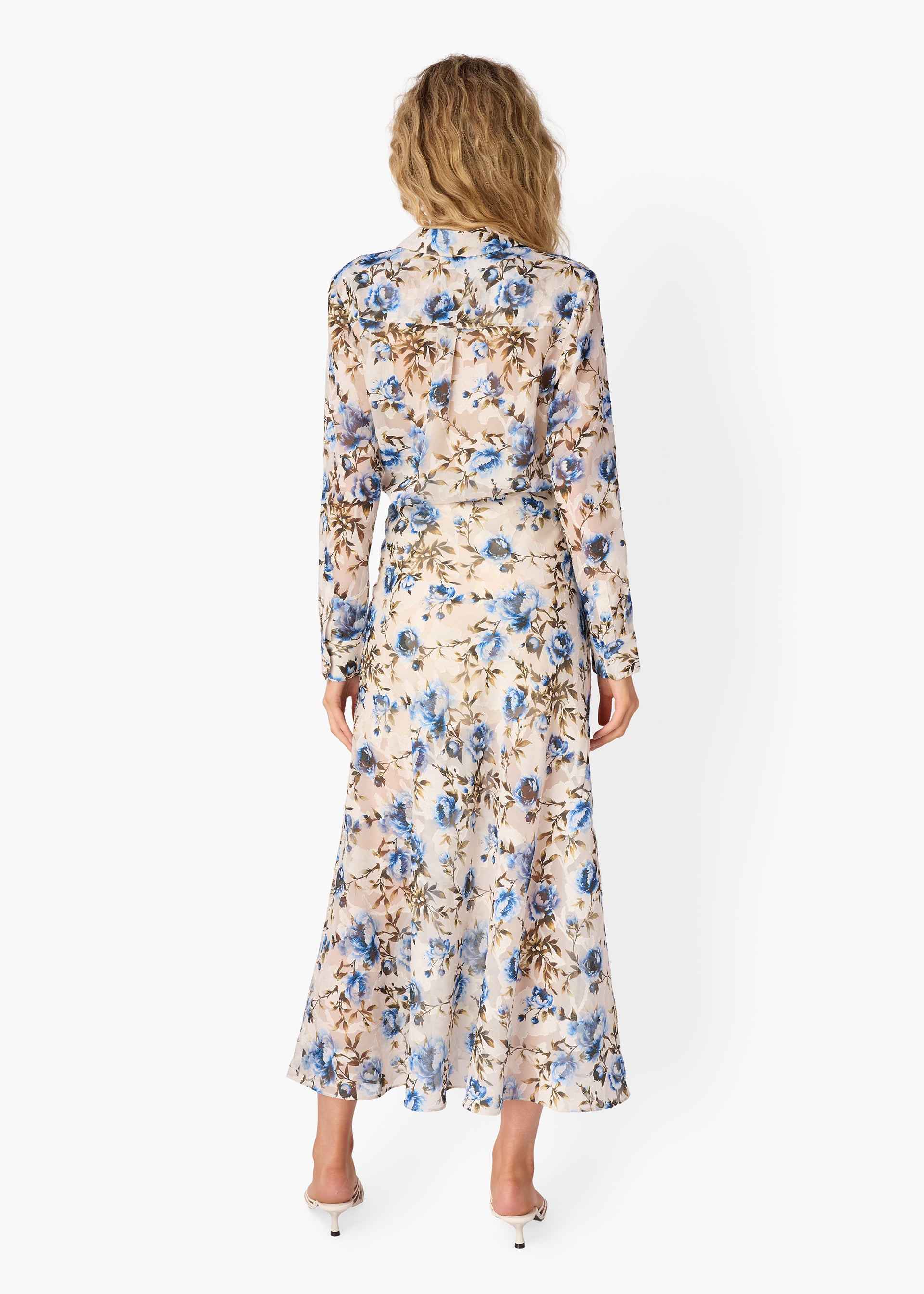 Jayna Burnout Chiffon Skirt