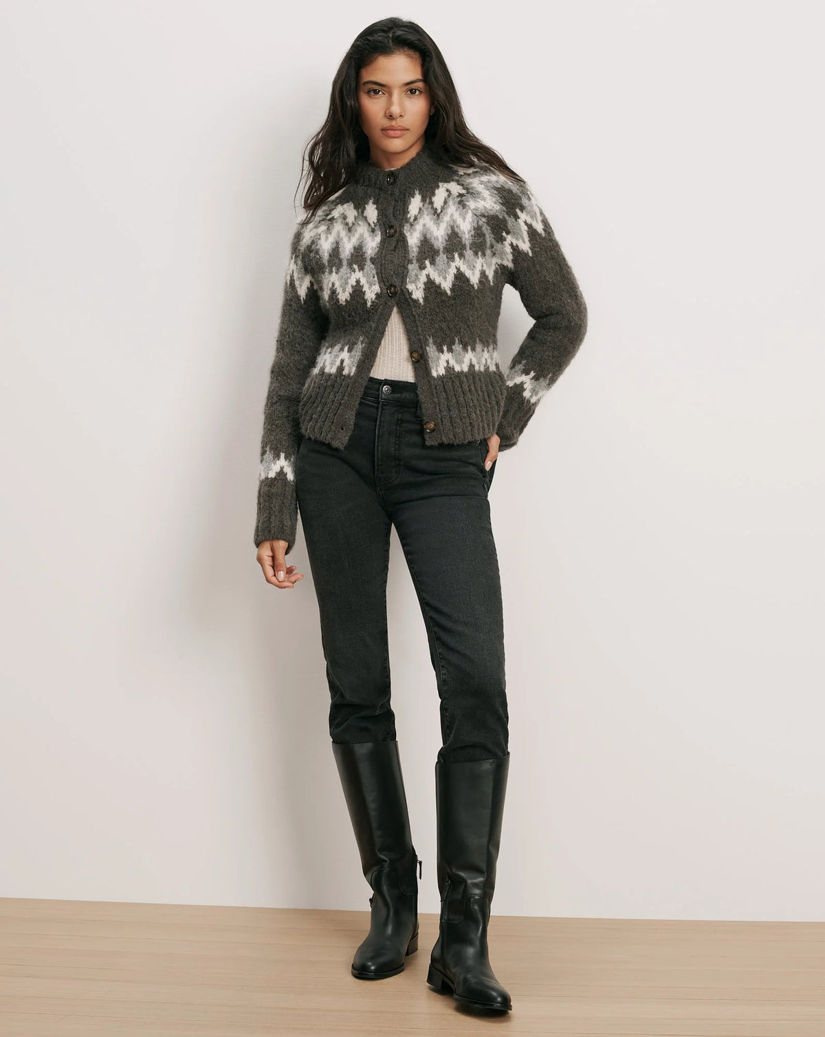 Christina Fair Isle Cardigan