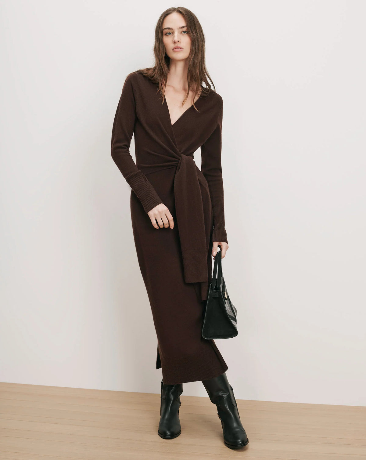 Salomez Wrap Midi Dress