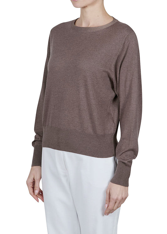 Boat neck sweater
