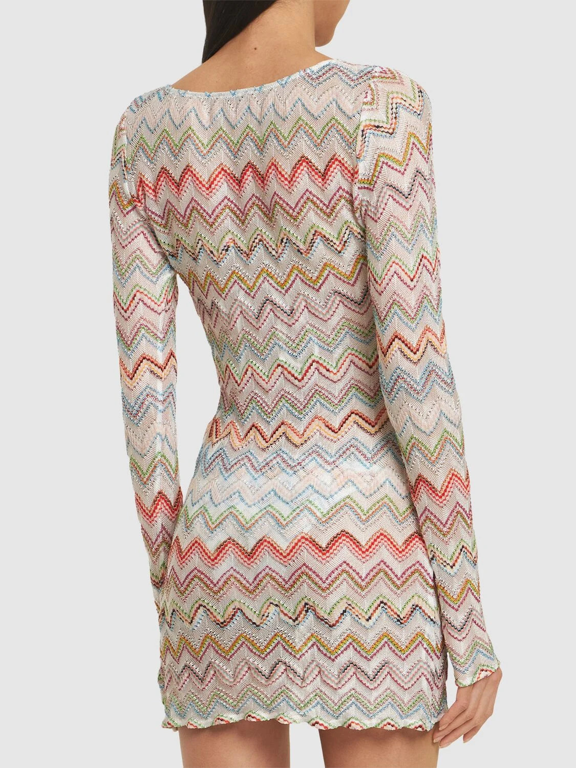 Chevron mini dress