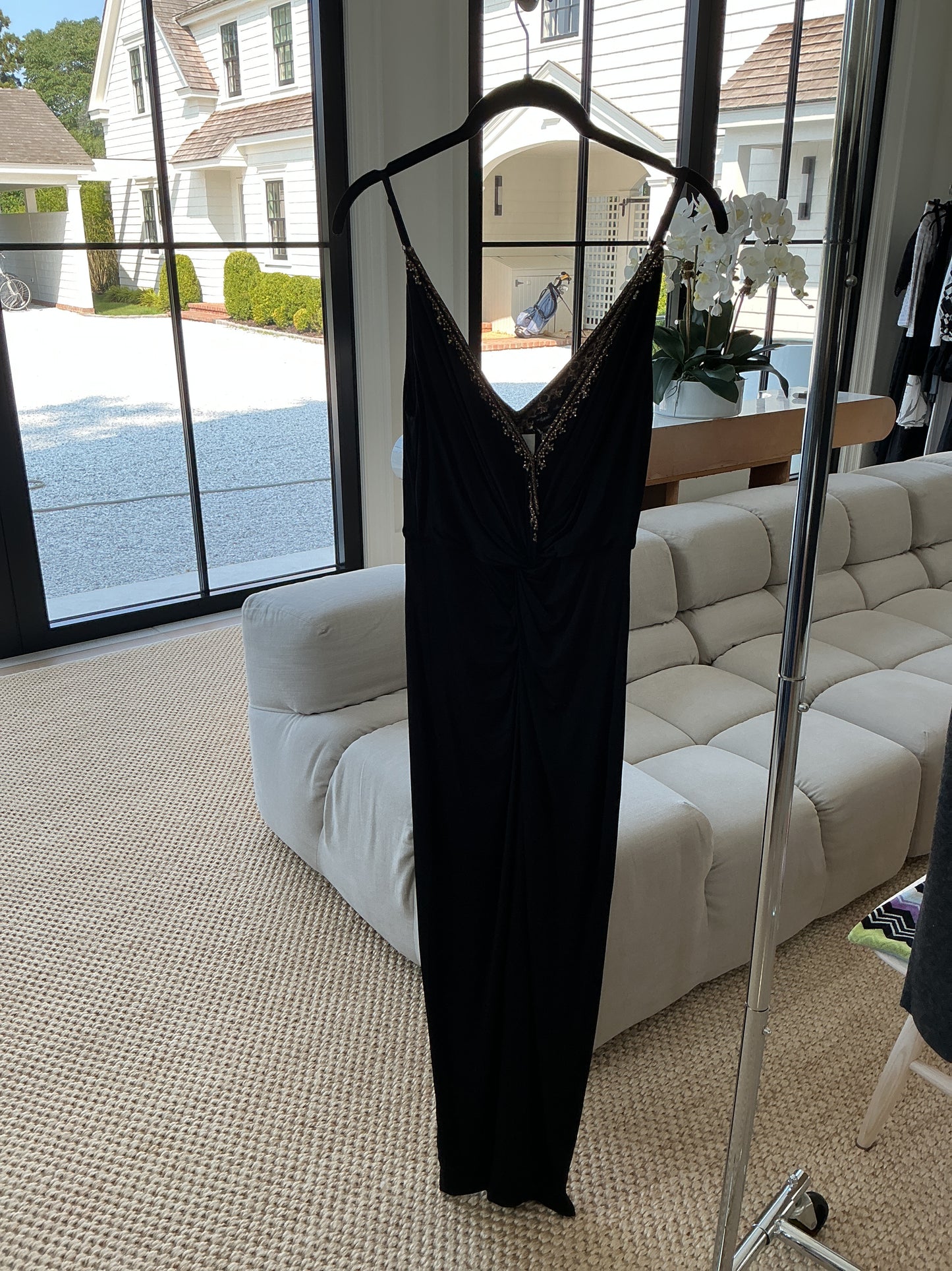 STRAPPY DRESS WITH TWIST FRONT