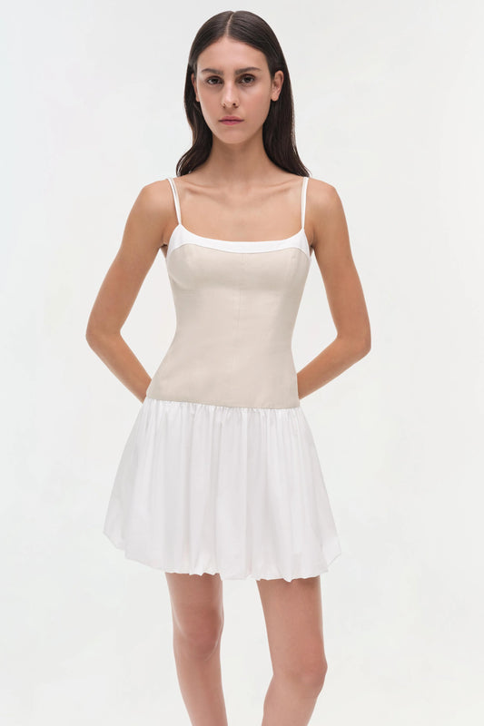 Fifi Cotton Linen Mini Dress