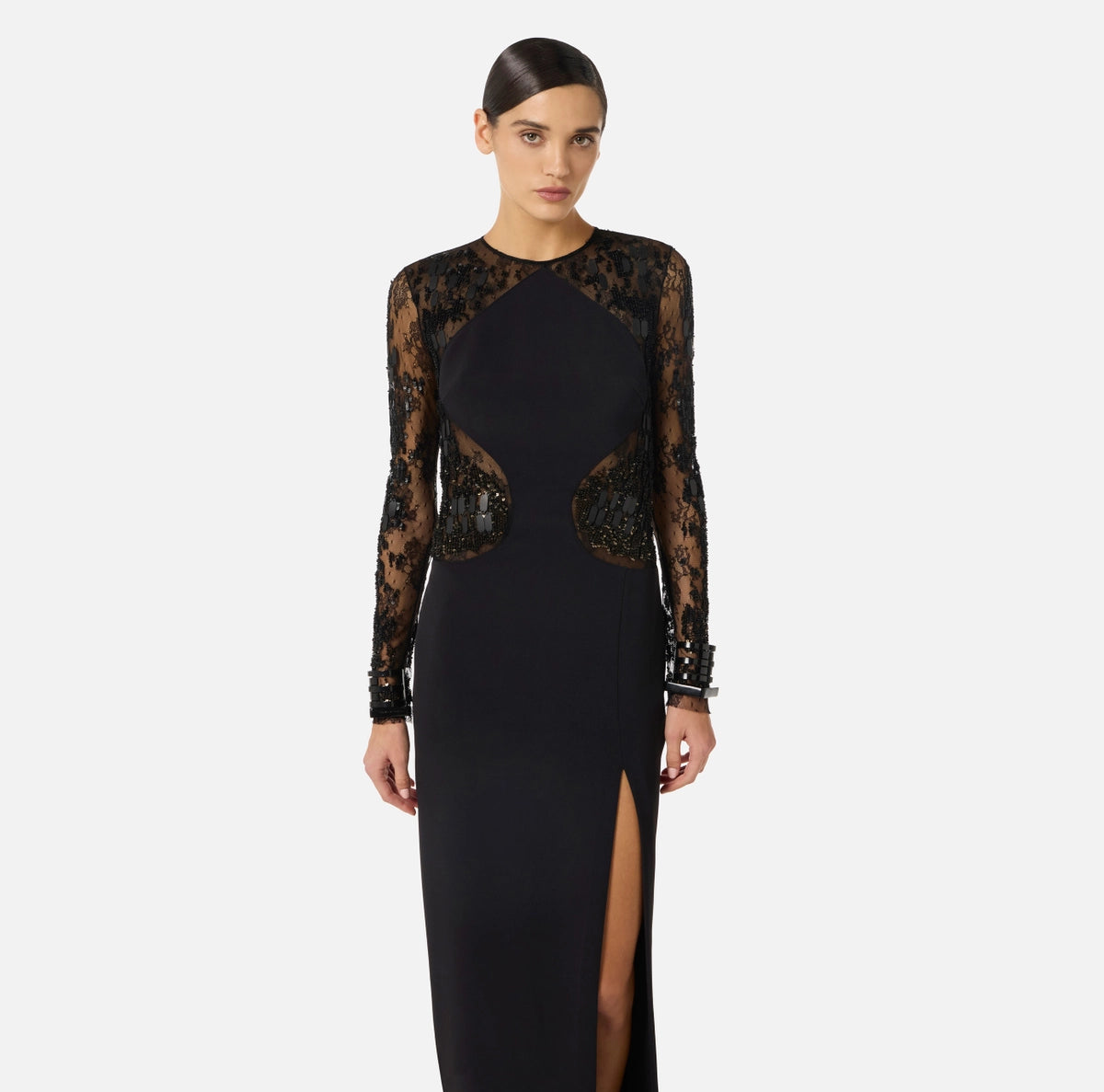 Red Carpet dress with embroideries