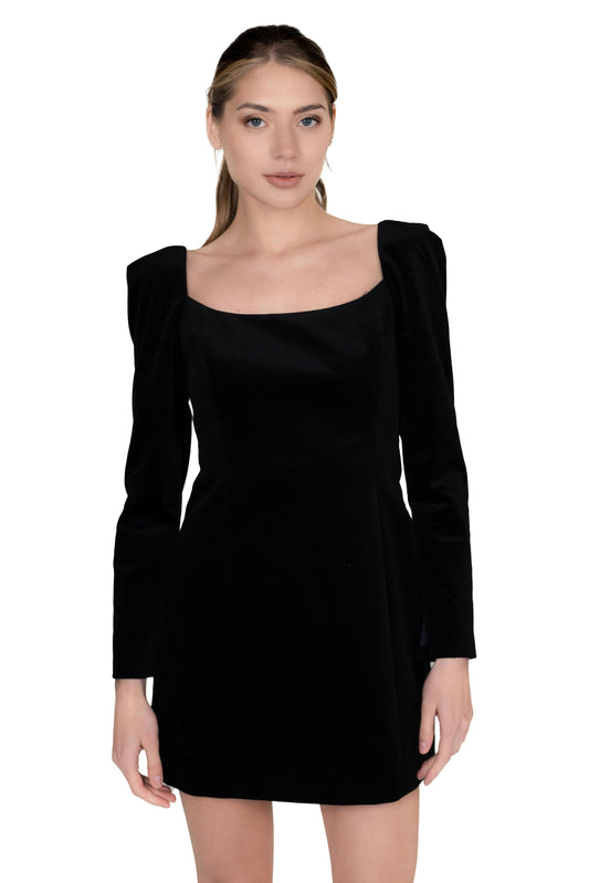 ALC Carolyn Puffed Shoulder Dress