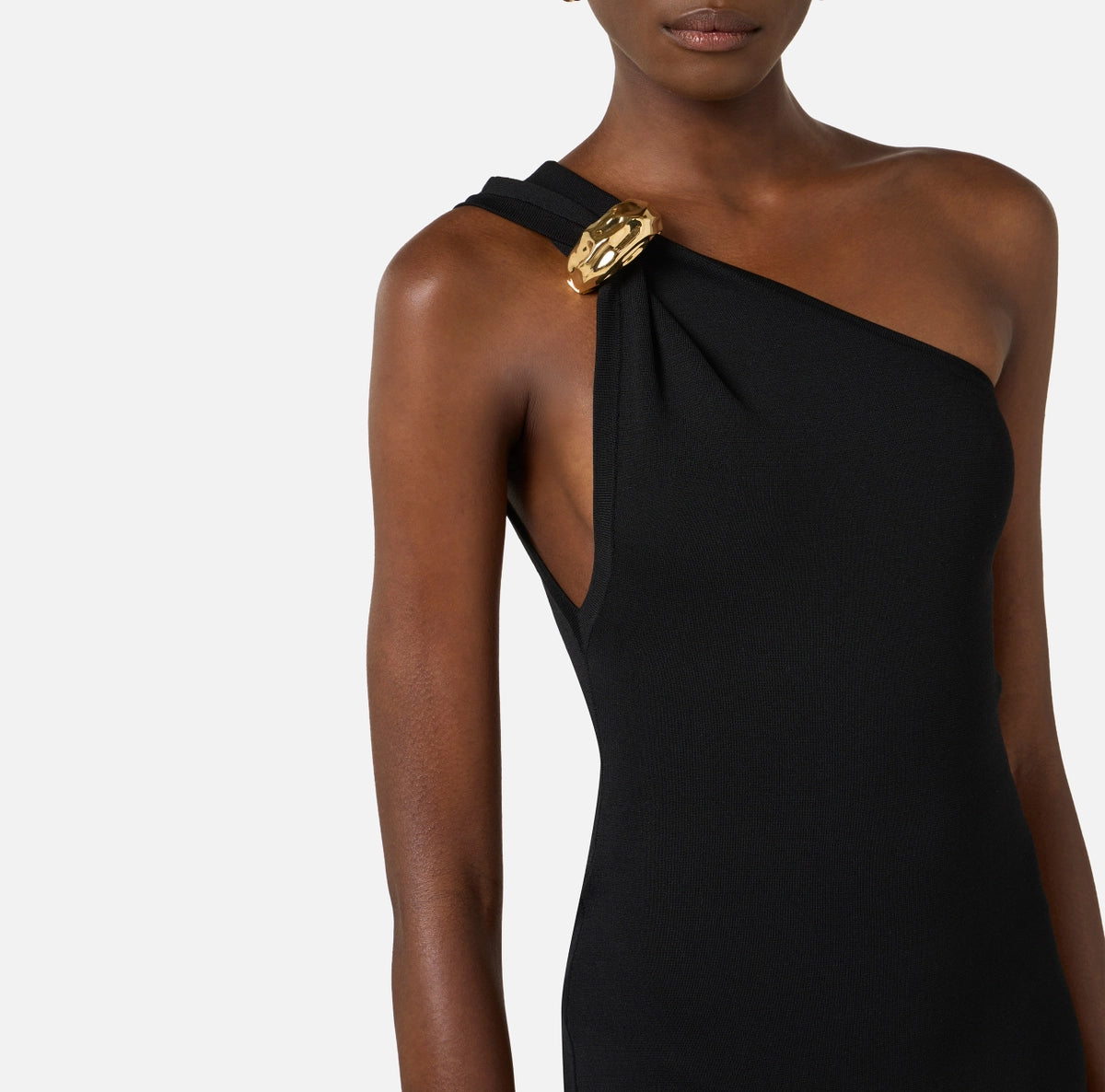 Milano stitch knit dress