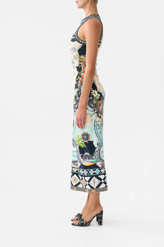 Jersey Tank Dress Folk Afloat