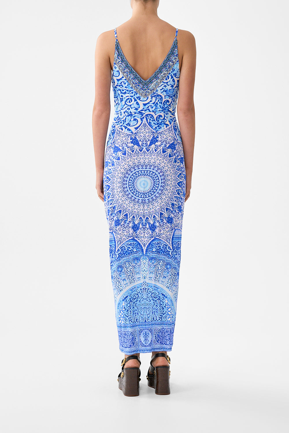 STRAPPY DRESS WITH TWIST FRONT