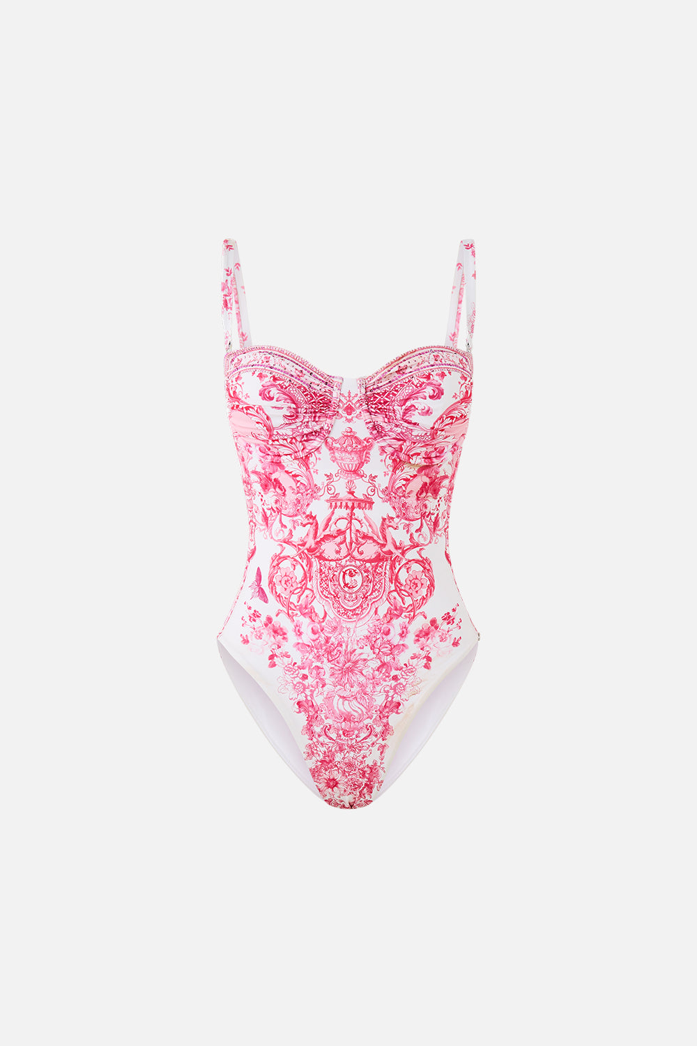 RUCHED CUP UNDERWIRE ONE PIECE