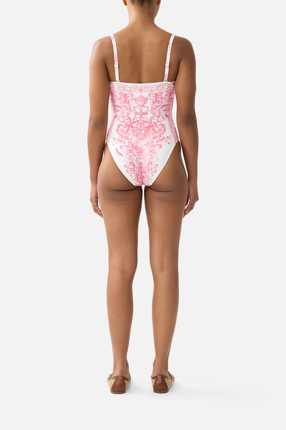 RUCHED CUP UNDERWIRE ONE PIECE