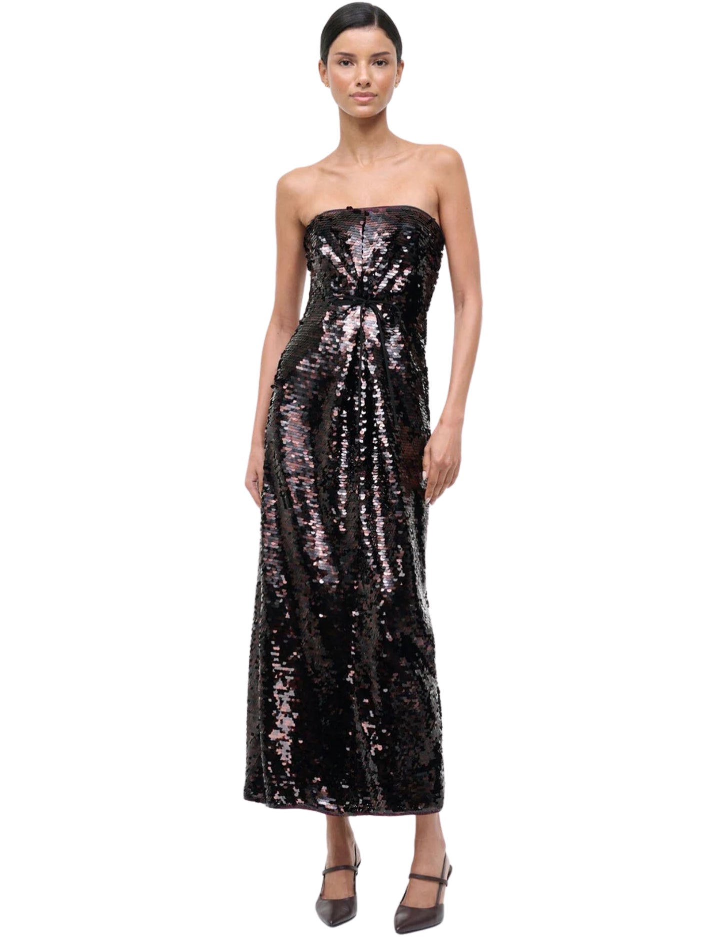 CECE DRESS ESPRESSO BLACK