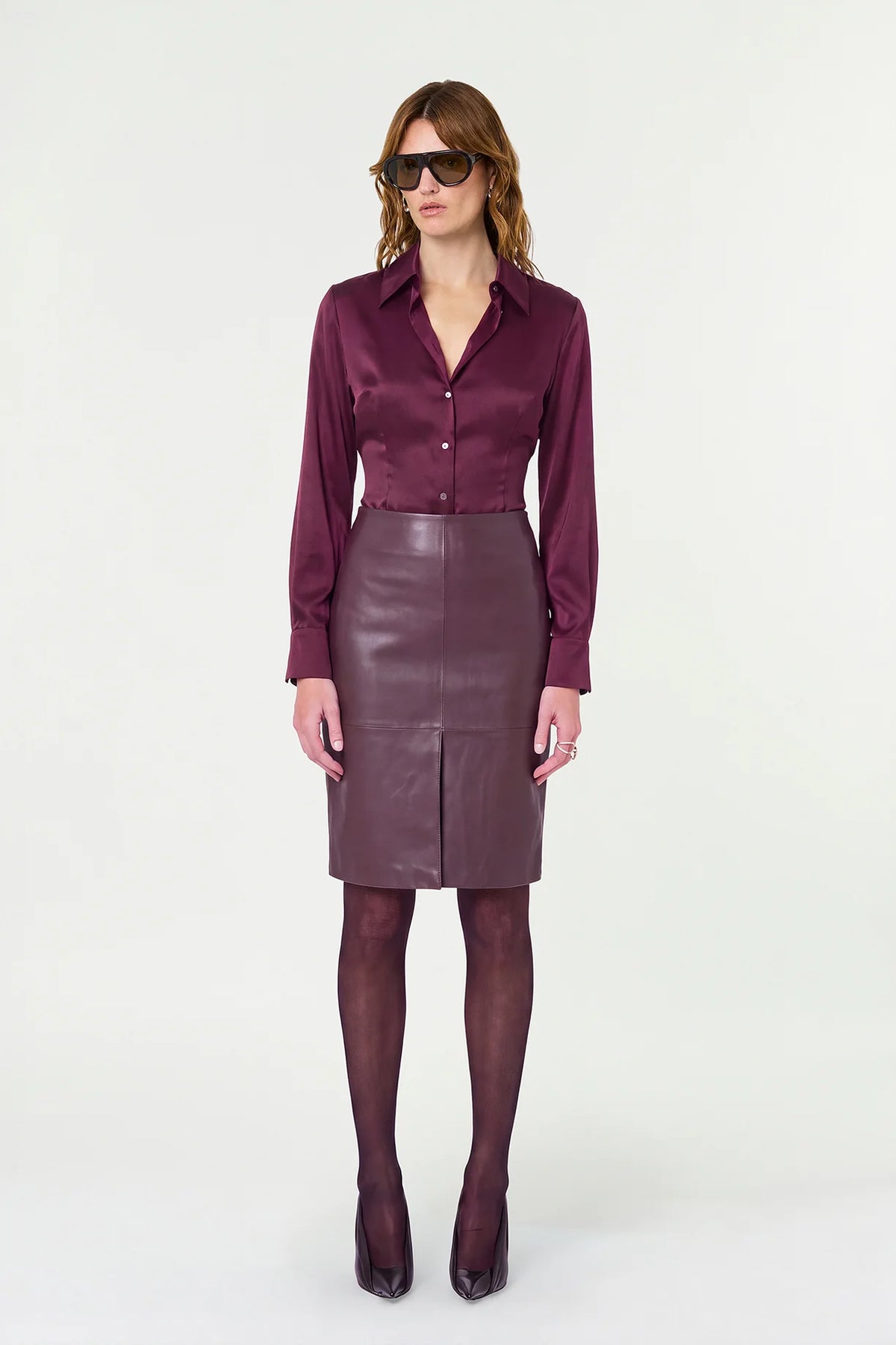 PALOMA SHIRT - BORDEAUX