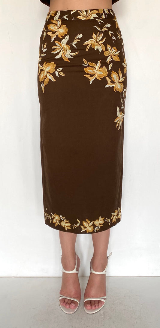 FITTED MIDI SKIRT