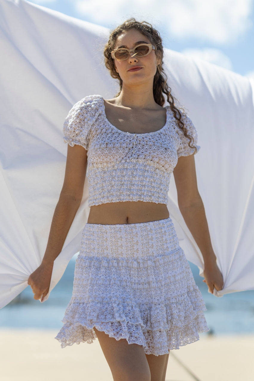 NATALIA LUREX SKIRT