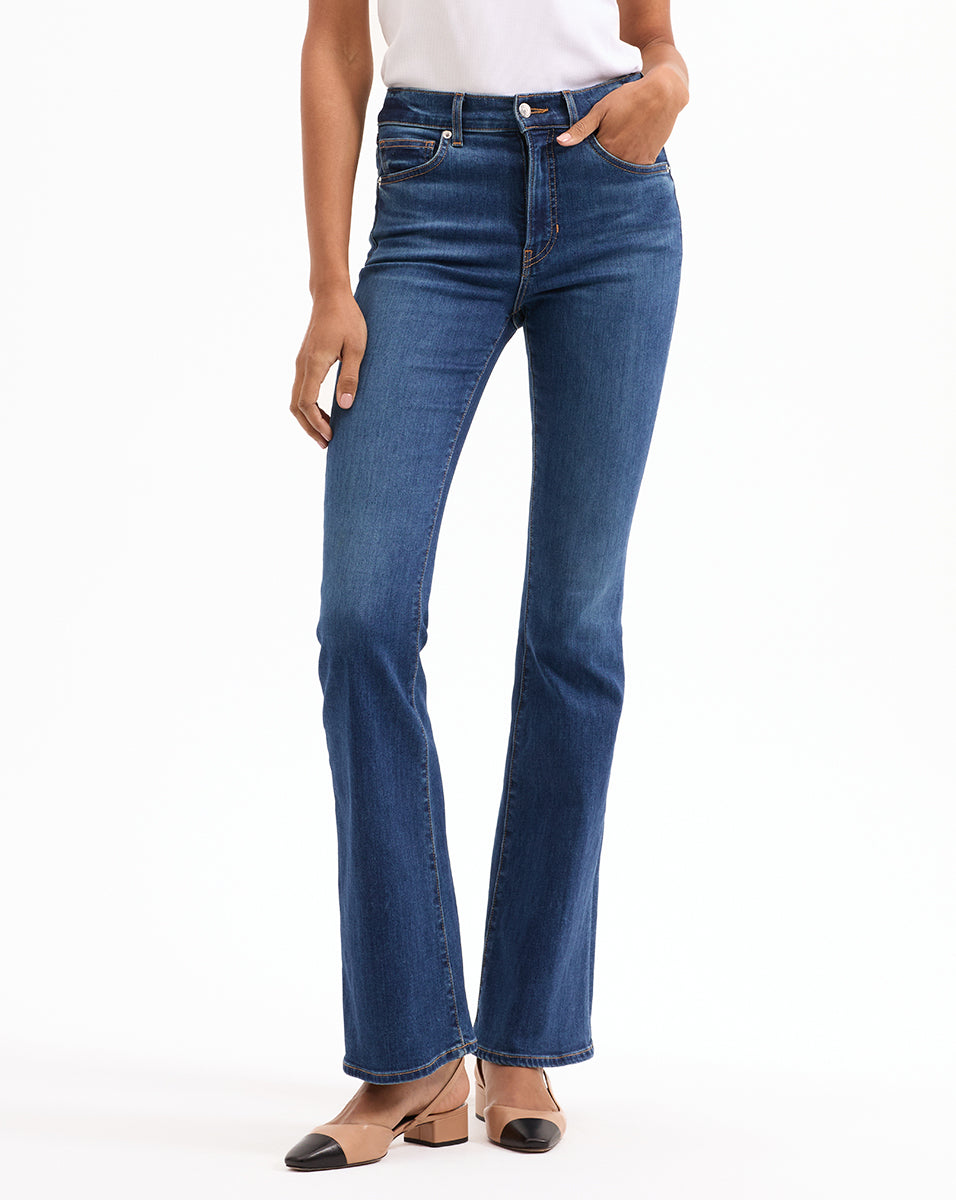 BEVERLY HIGH RISE SKINNY FLARE