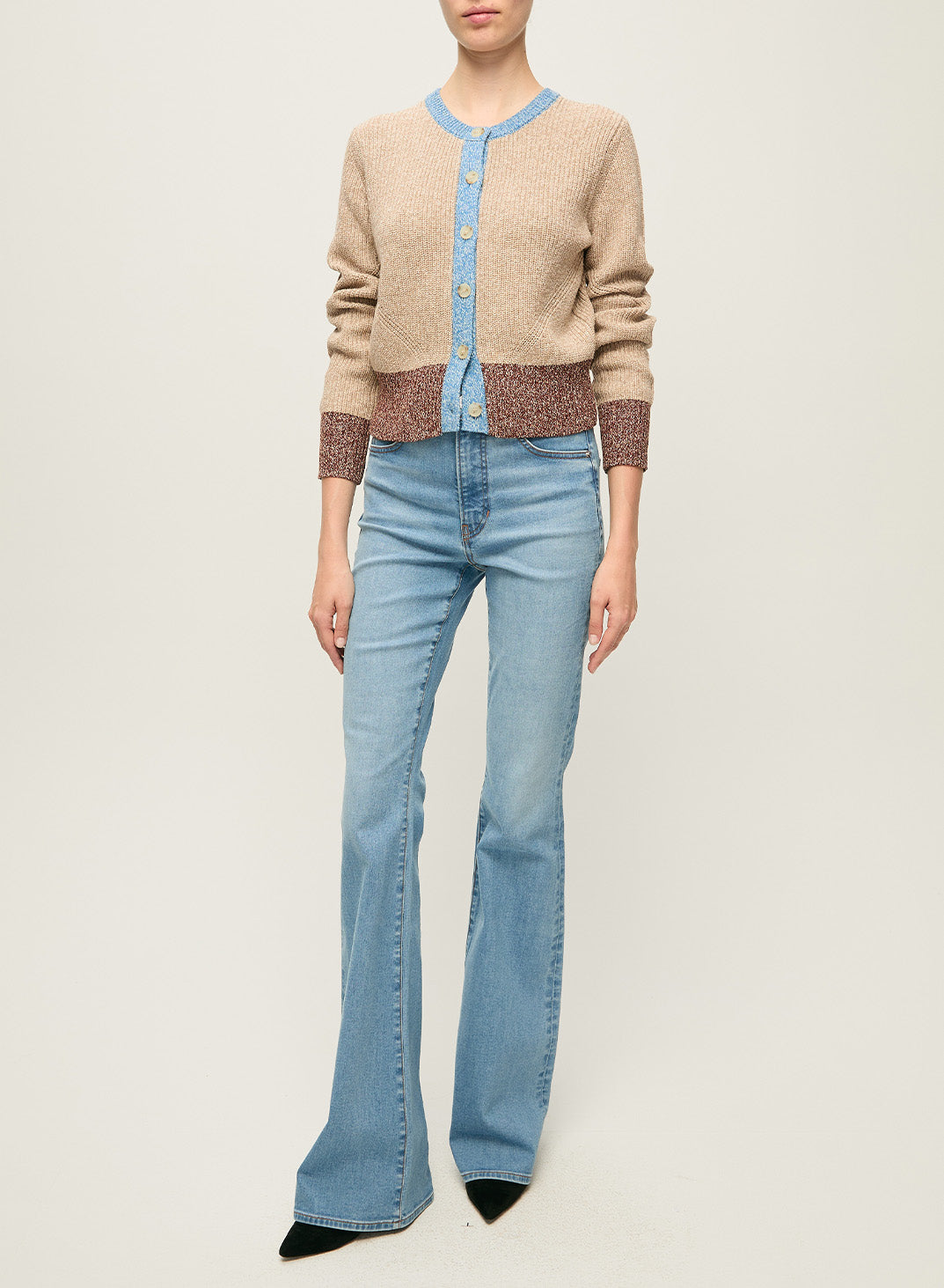 BEVERLY HIGH RISE SKINNY FLARE