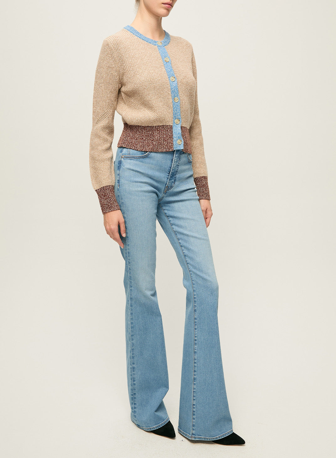 BEVERLY HIGH RISE SKINNY FLARE