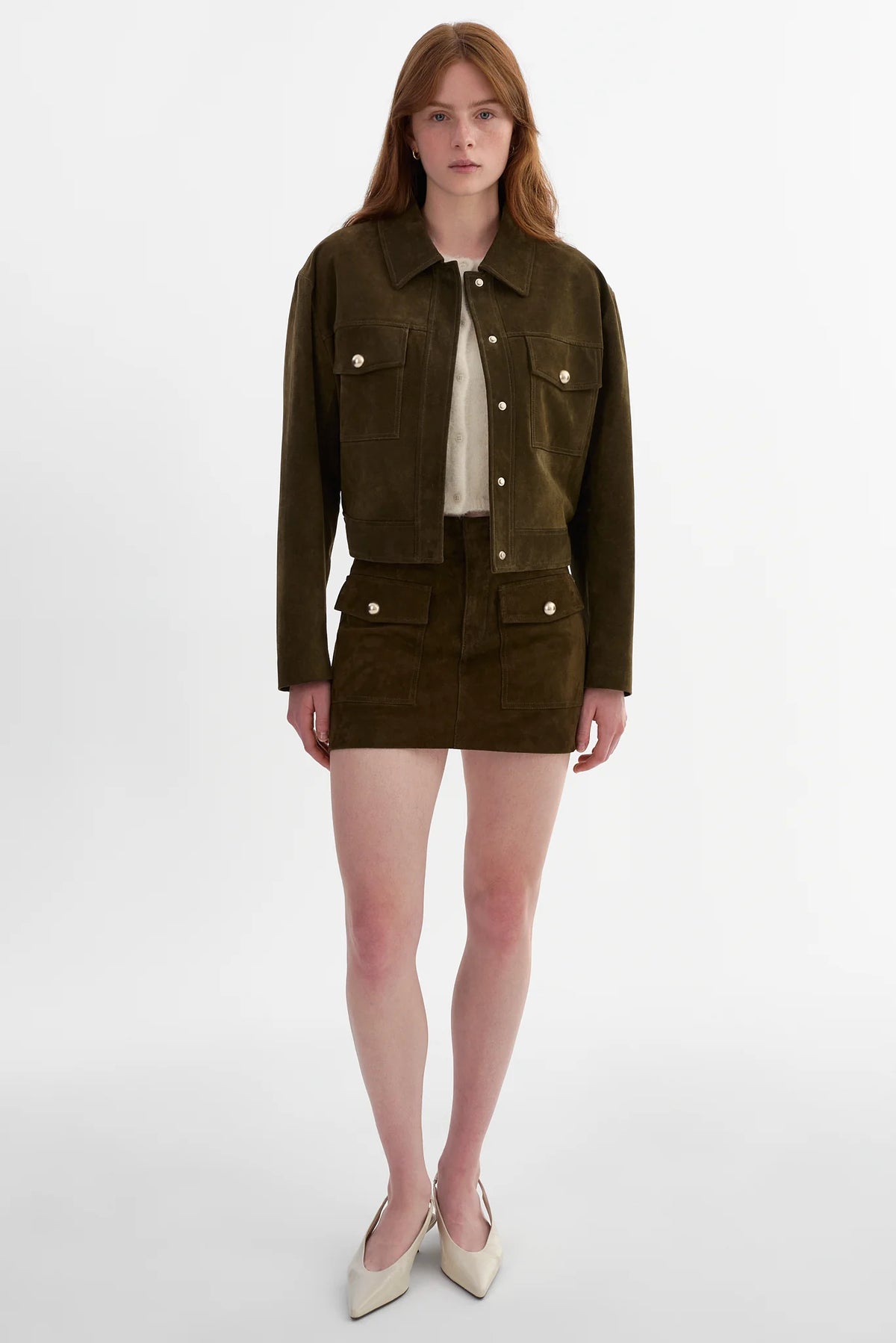 Kasia Suede Skirt