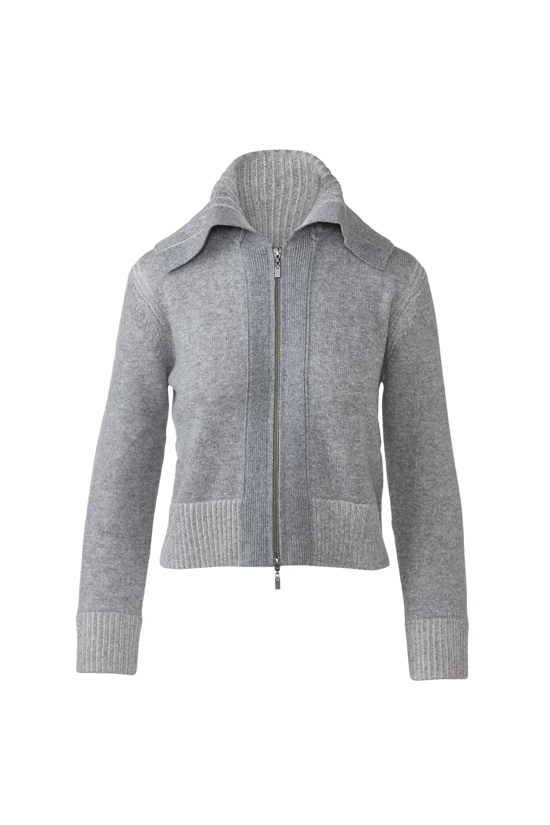 Plaited Zip Cardigan