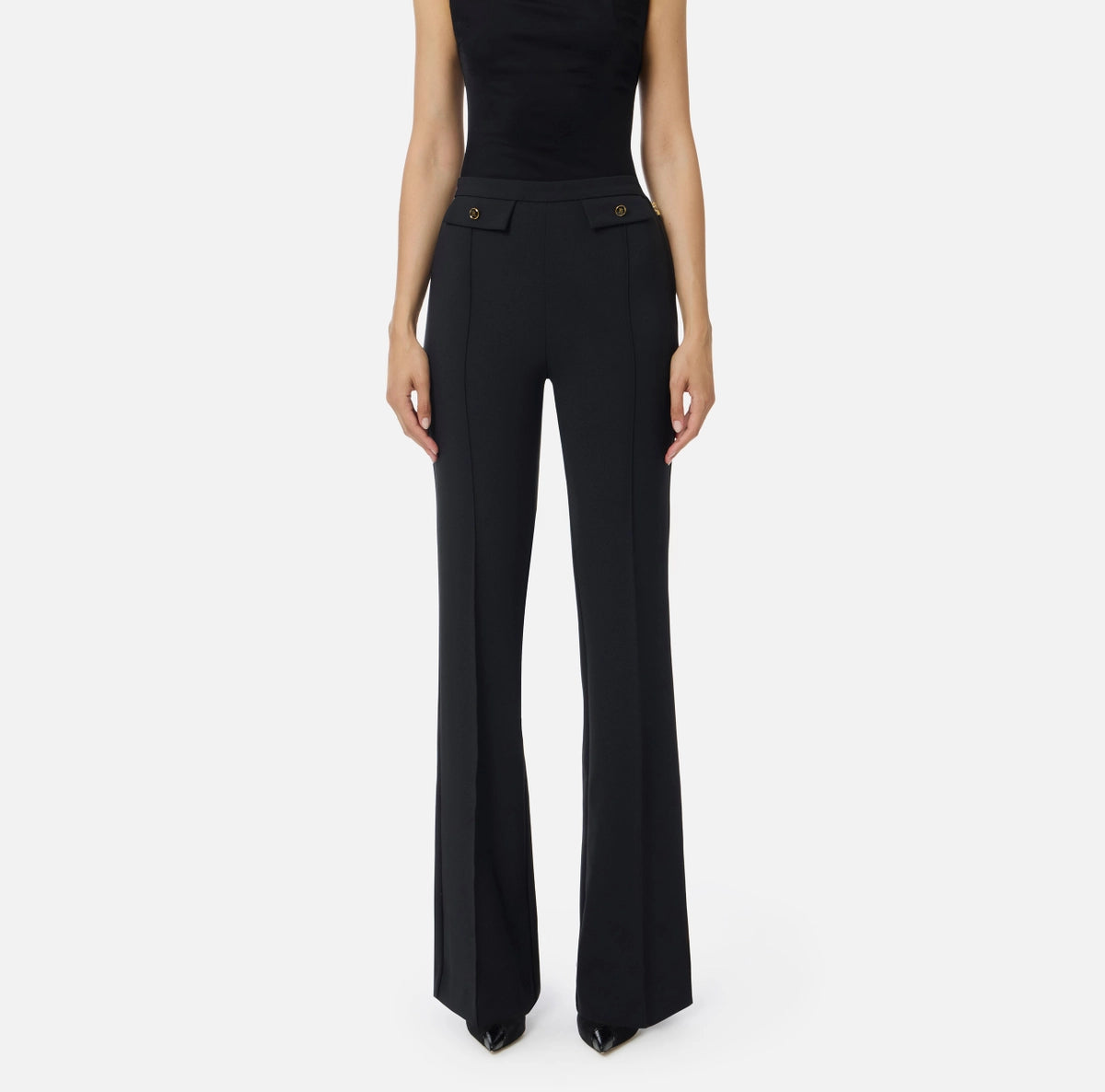 Double crêpe trousers