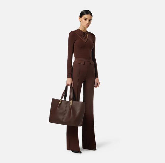 Double crêpe trousers